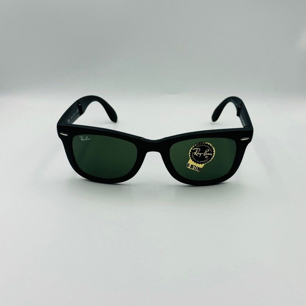 Kacamata Rayban Wayfarer Folding RB4105 601S 50 Black Doff Original