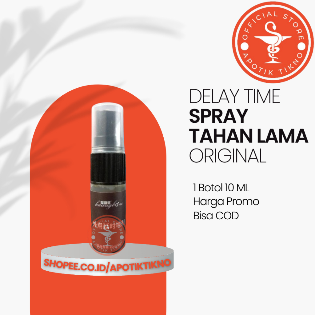 Delay Time Spray Pria Tahan Lama | Delay Spray Intim Original BPOM |Spray tahan lama pria