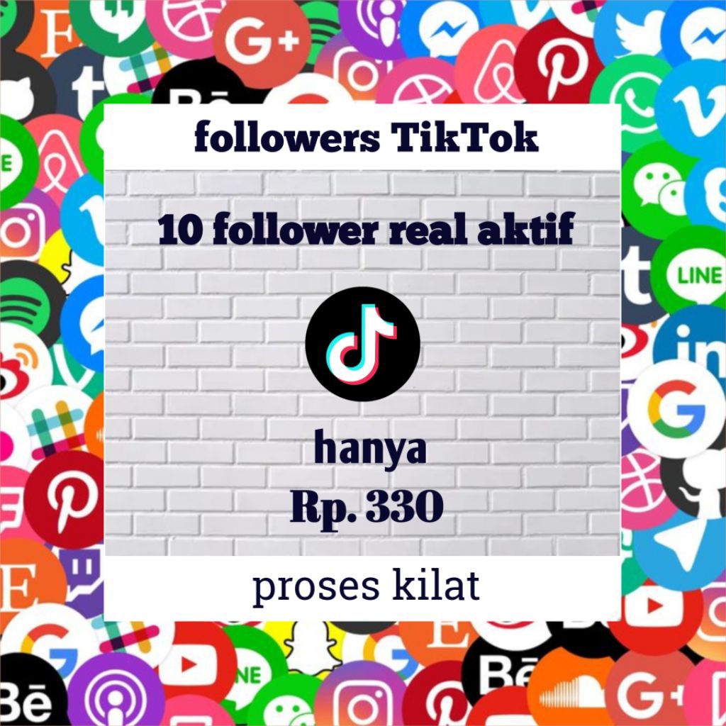 Tambah Followers TikTok Real Aktif Indonesia Murah | Jasa Follower Tiktok Personal Permanen Bergaran