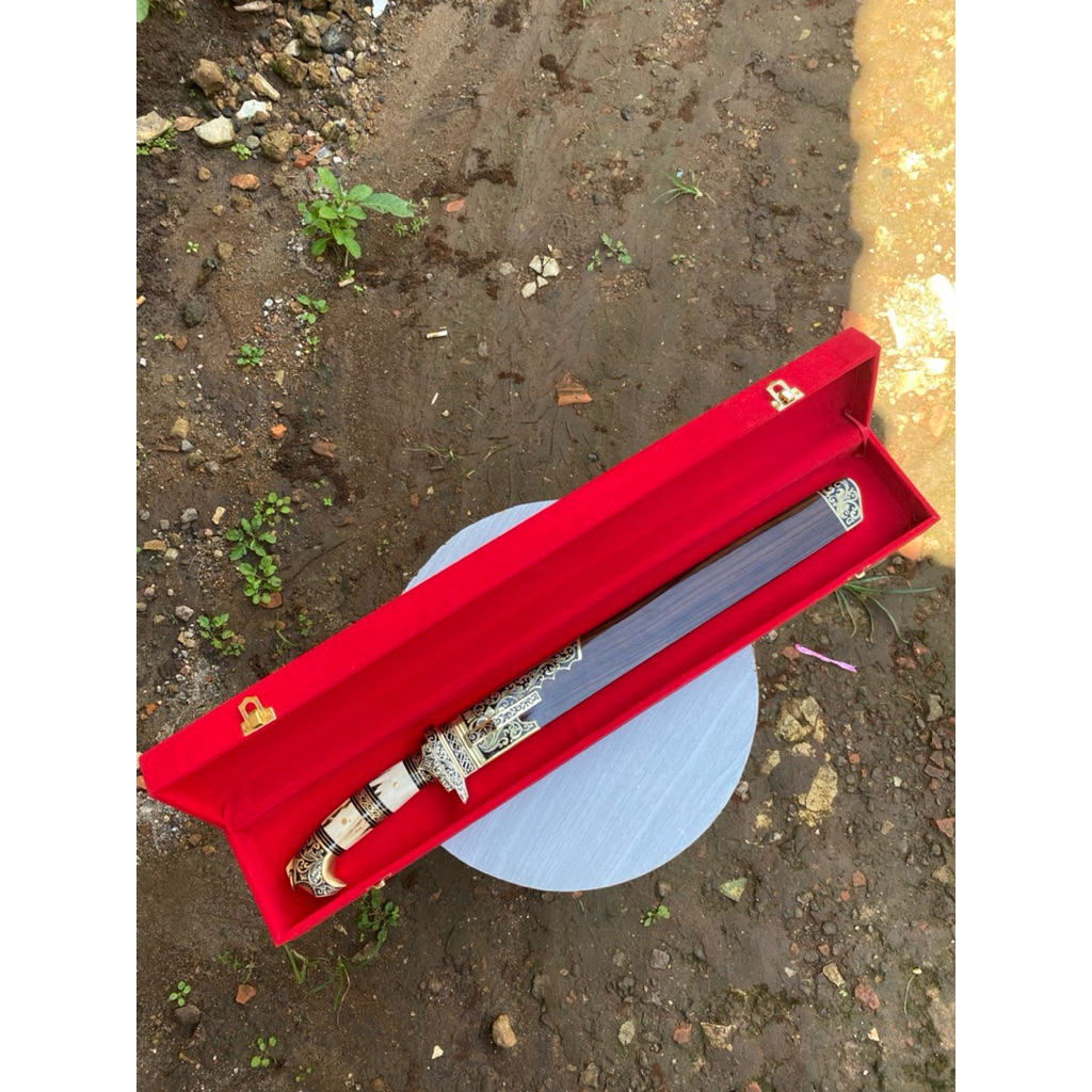 BOHLER N695 FULLHARDEN 59HRC SARUNG SONOKELING 40cm (free box)