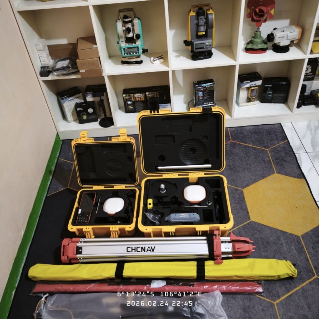 Gps Geodetik CHC i73+ GNSS Receiver Baru Bergaransi