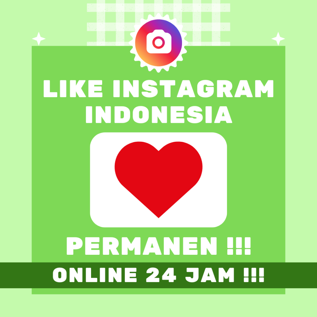 Instagram Like IG Indonesia Non Drop