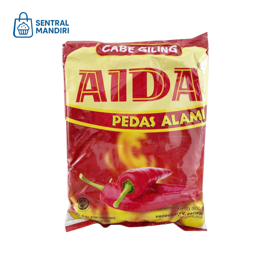 Cabe Bubuk Pedas AIDA 500 Gr Asli AlamiCabe Bubuk Pedas AIDA 500 Gr Asli Alami