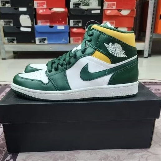 SEPATU NIKE AIR JORDAN 1 MID SUPER SONIC 2021