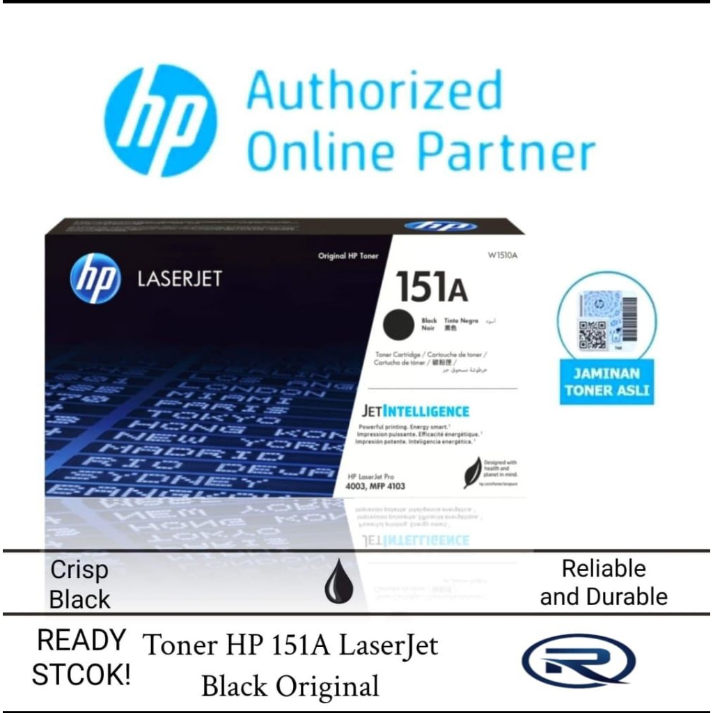 Toner HP LaserJet 151A Black Cartridge (W1510A)