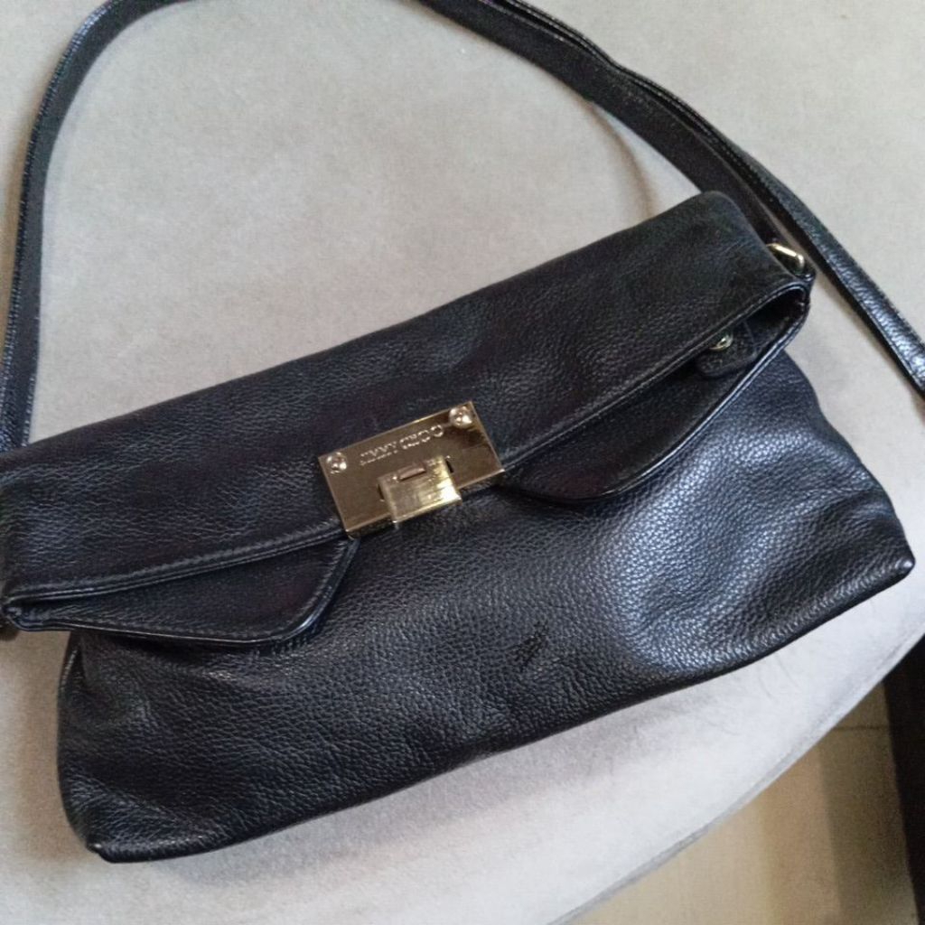 tas Jimmy choo preloved gratis dompet 2in1gambar terakhir