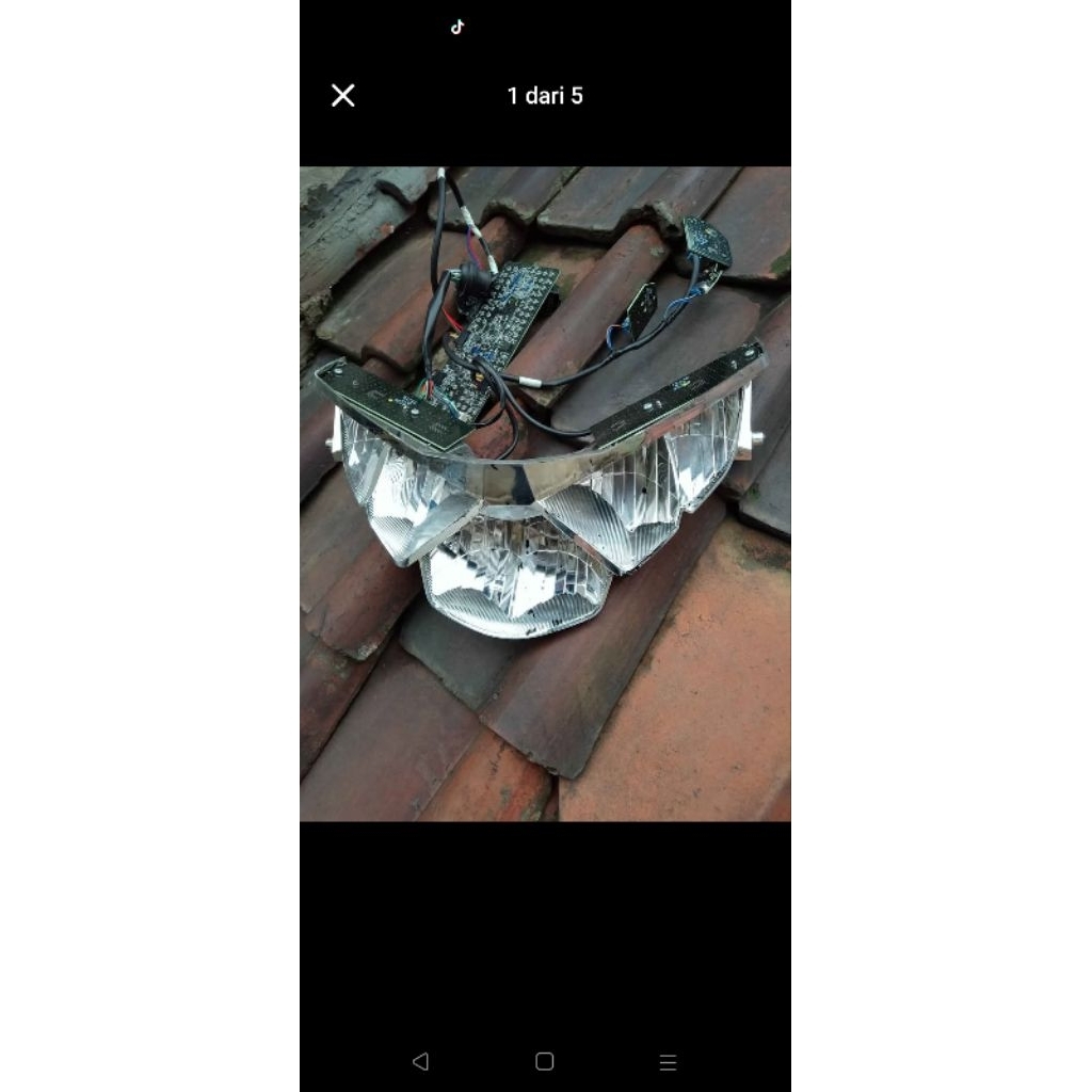 lampu LED PCB+replektor pcx160original