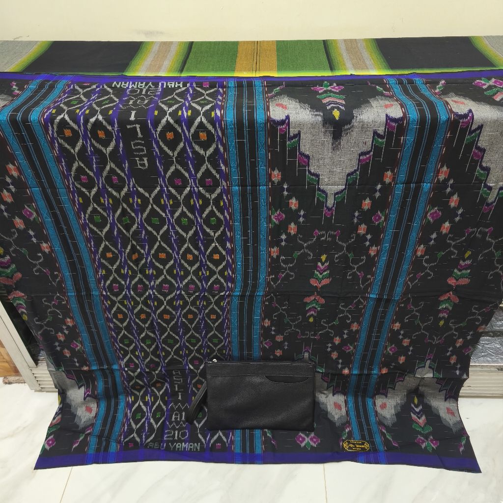 sarung ATBM Donggala,Lamiri,abu yaman kosongan motif MGT bahan sutra mesres