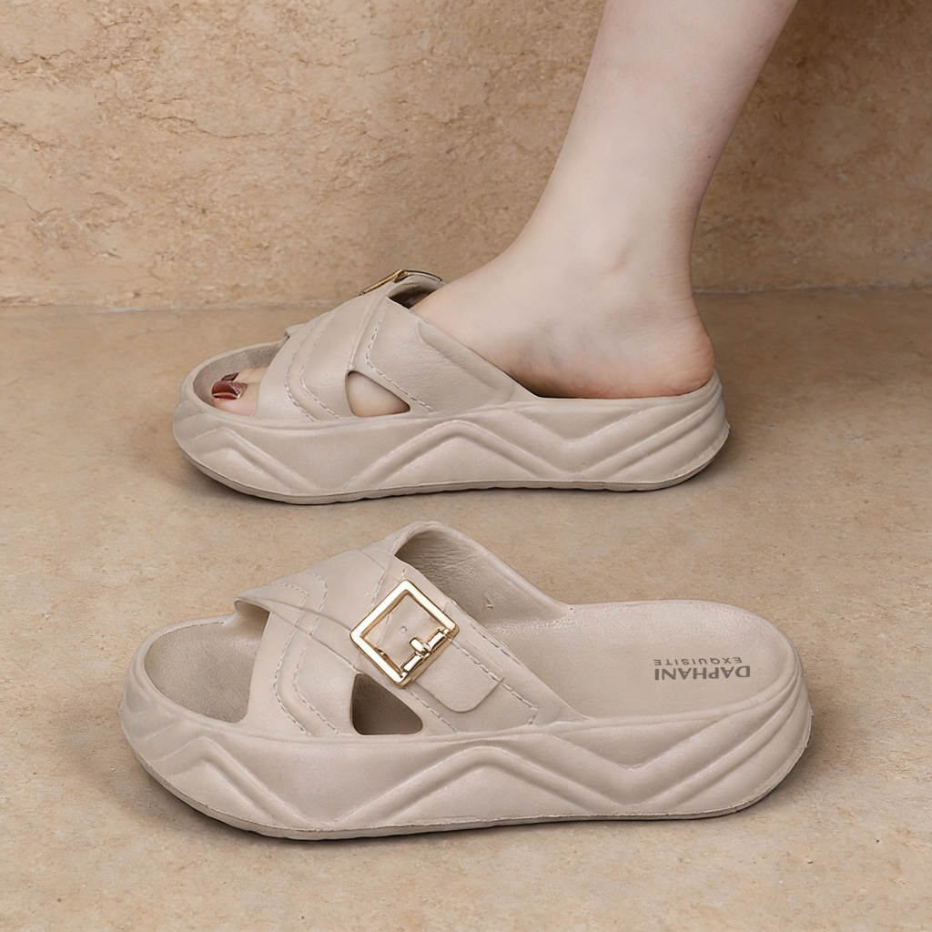 Sandal Wanita Elegan Dewasa EVA Anti Licin Sandal Harian Wanita Nyaman