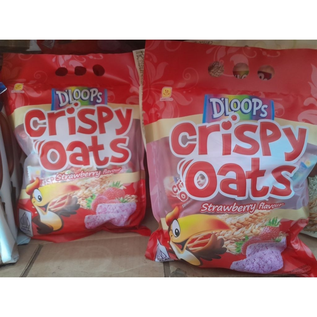 D'Loops Crispy Oats Strawberry Flavour 200 gram