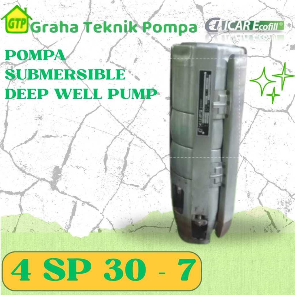 Pompa Air Submersible Deep Well Icar Ecofill 4 SP 30-7 Pompa sumur dalam Pompa Satelit