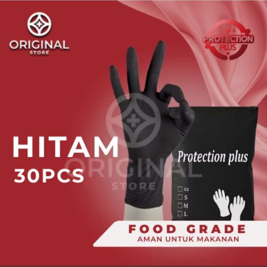Sarung Tangan Nitrile Isi 30 Pcs Handscoon Nitrile Sarung Tangan Latex handscoon