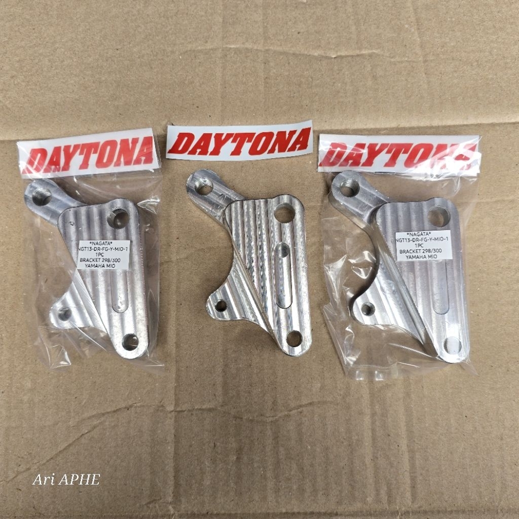 bracket breket kaliper NAGATA daytona disk 298mm / 300mm MIO LAMA OLD KARBU kode 5TL
