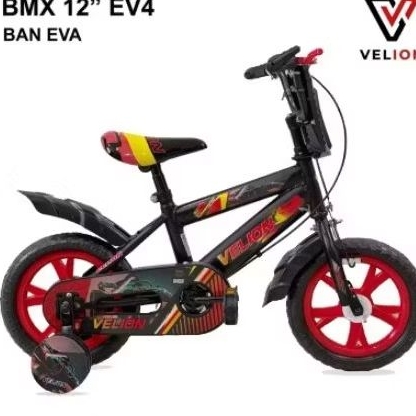 SEPEDA BMX 12 VELLION BAN EVA + RODA SAMPING