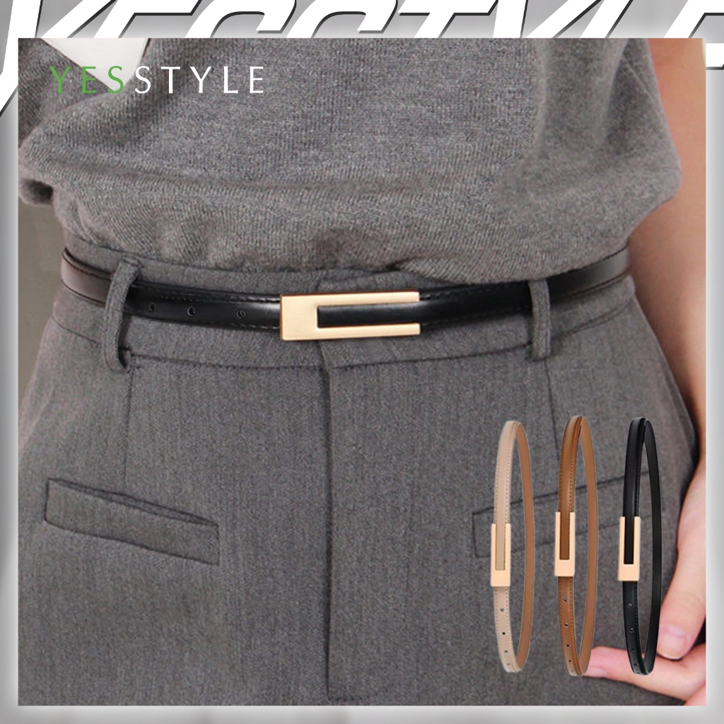 Yesstyle Ikat Pinggang Wanita Slim Stylish Belt Casual Formal