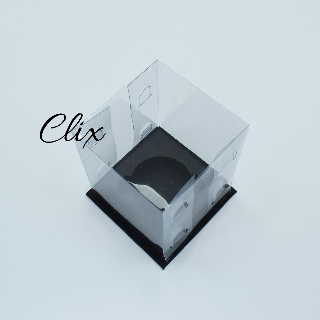 Box cupcake isi 1 hitam