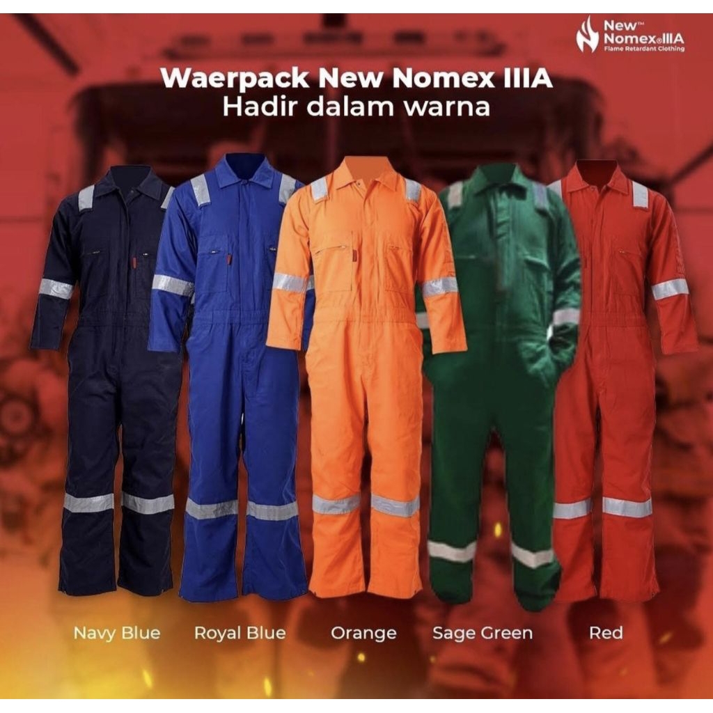 Wearpack Coverall New Nomex IIIA / Wearpack Anti Api Bersertifikat
