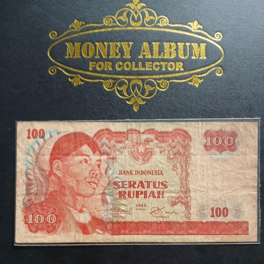 UK Seri Sudirman 100 rupiah 1968