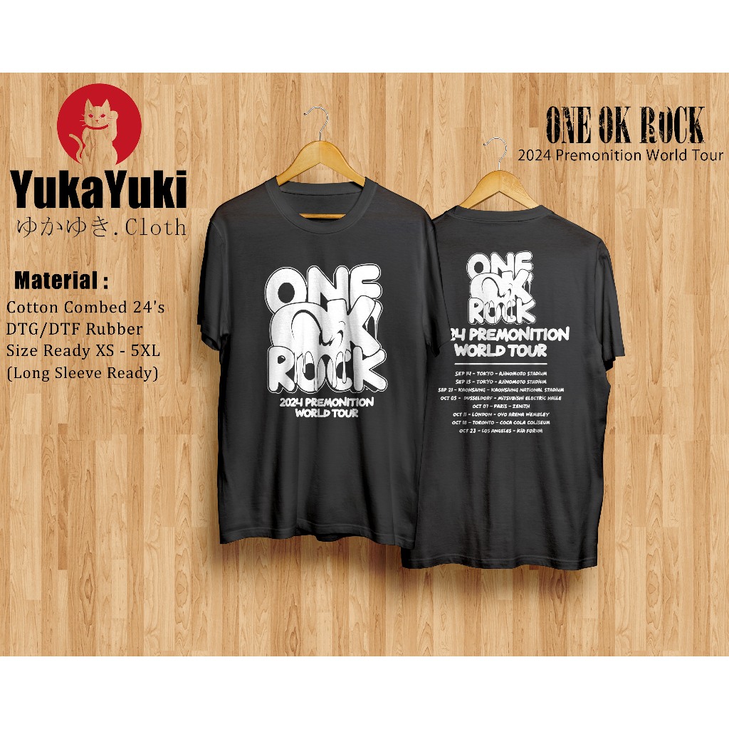 Kaos One Ok Rock - 2024 Premonition World Tour