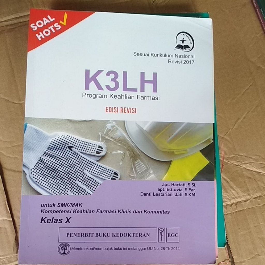 K3LH program keahlian Farmasi