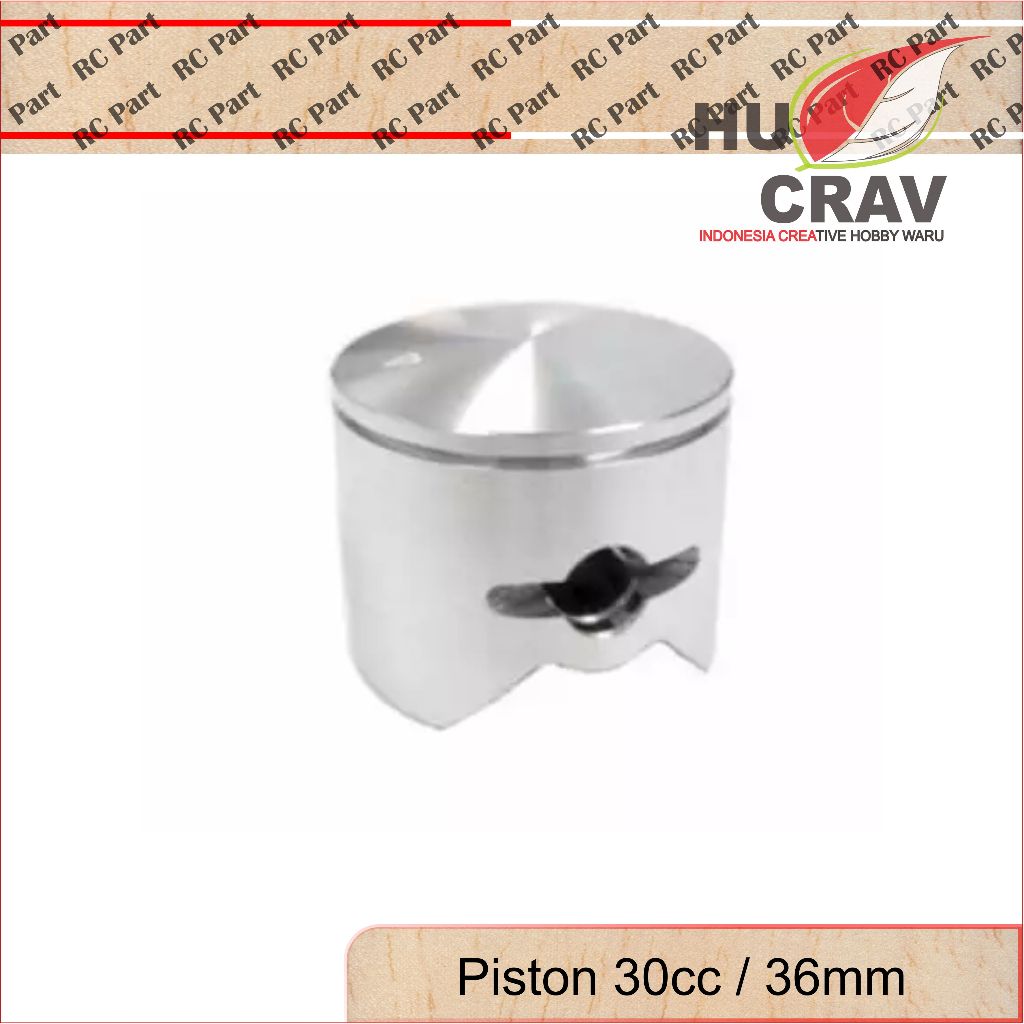 GRP Engine Gasoline Piston G 320PUM 32ccm 38mm Kompetibel ZENOAH RC Boat