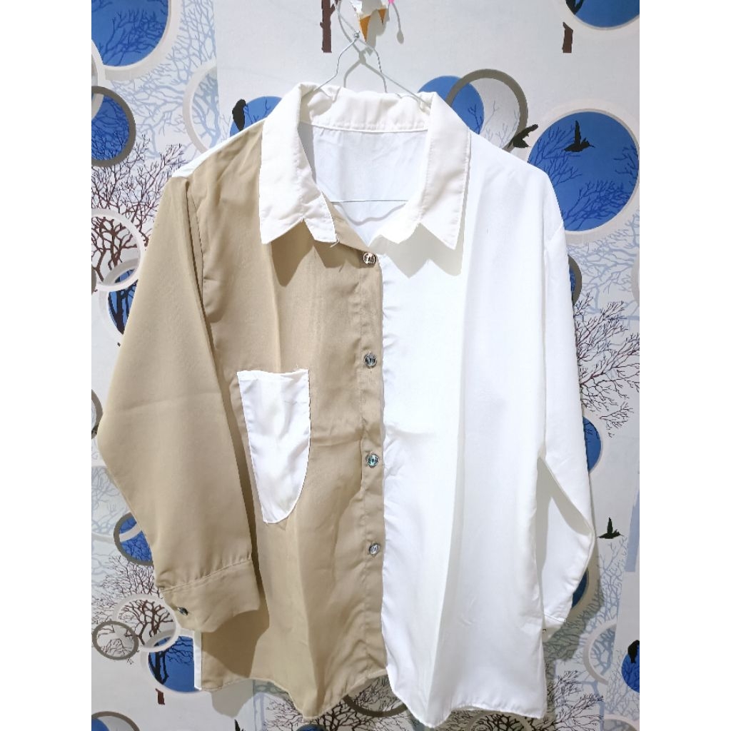 kemeja two tone