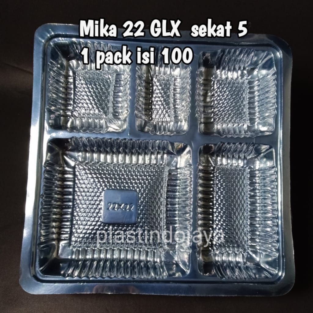 Mika 22 GLX sekat 5 (isi 100 pcs)