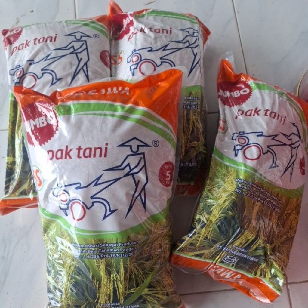 benih padi ciherang pak tani kemasan 5kg original pabrik