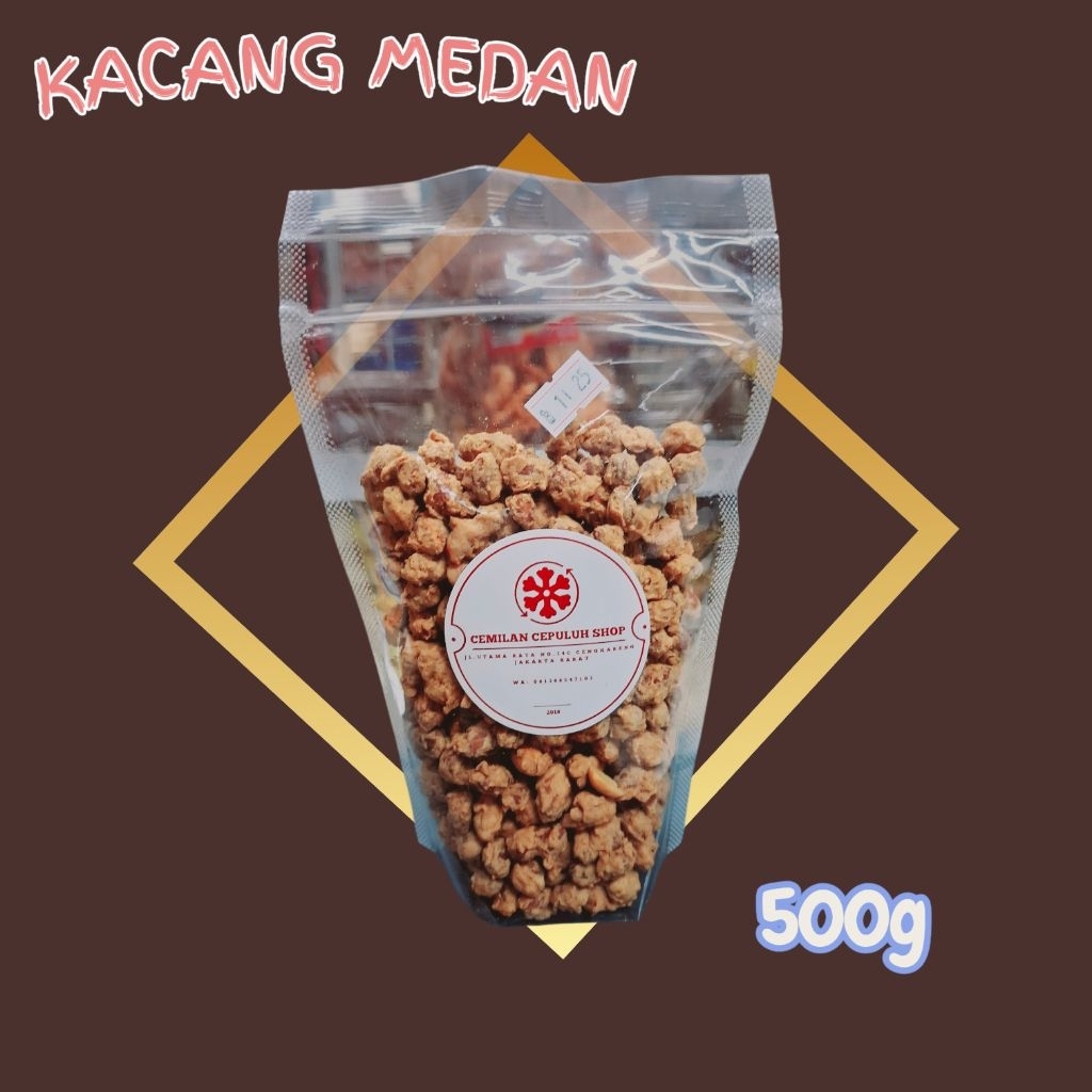 Kacang Medan Super Kualitas Premium 1/2kg kacang medan 500g