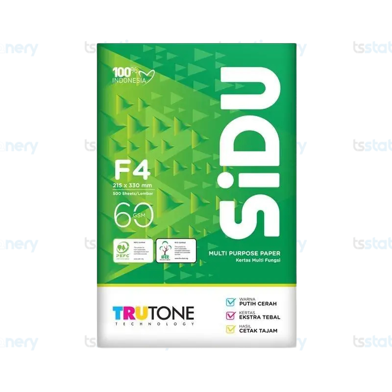 Kertas HVS F4 60 gram Sinar Dunia