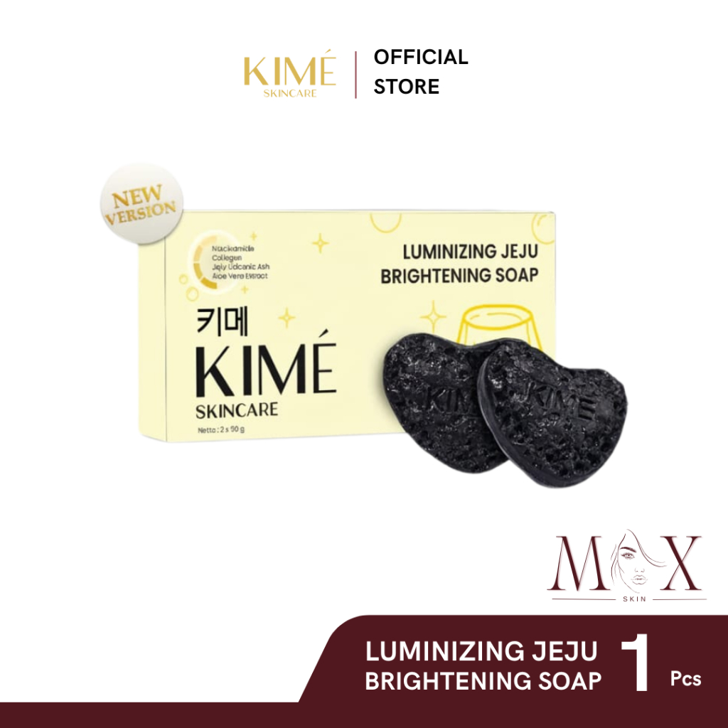 KIME SKINCARE - Jeju Brightening Soap | Sabun Batang Pencerah Badan Wajah