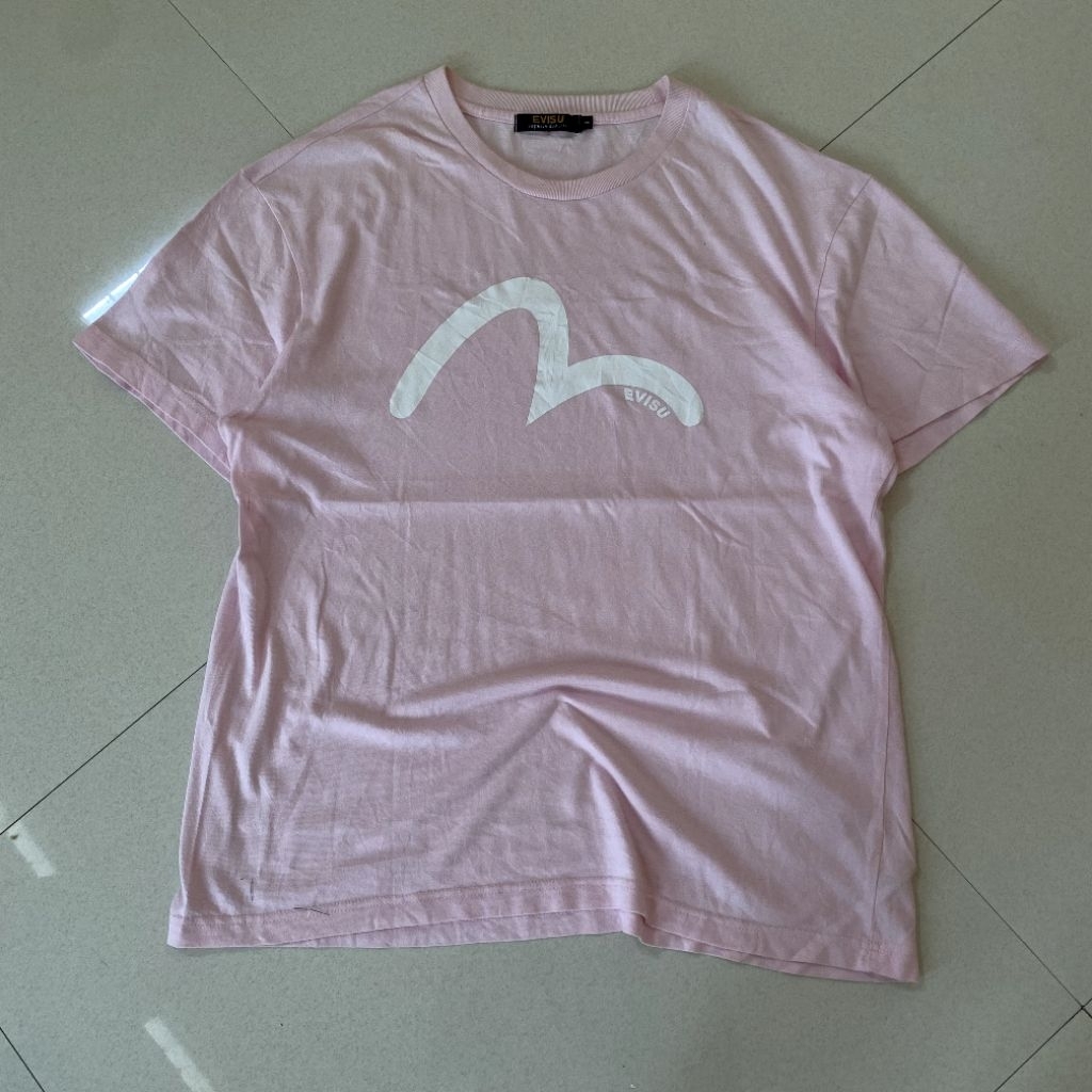 kaos evisu big logo L