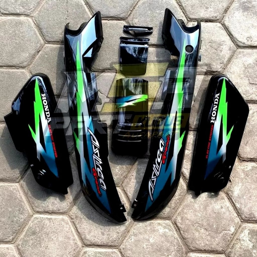 Cover Body set Honda Astrea Grand Tahun 1995 bodi samping set box aki astrea grand sabit legenda imp