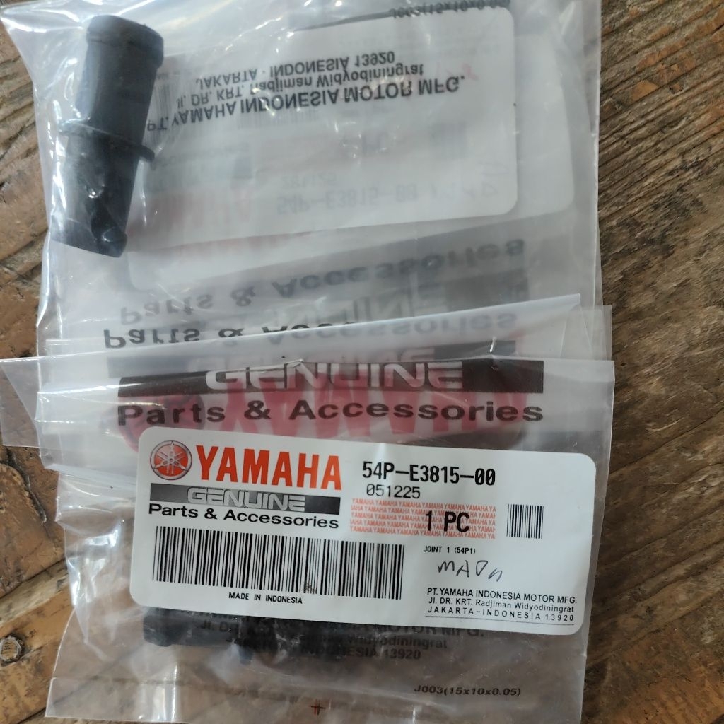 joint plastik selang isc mio j, soul gt 115, mio gt ori yamaha