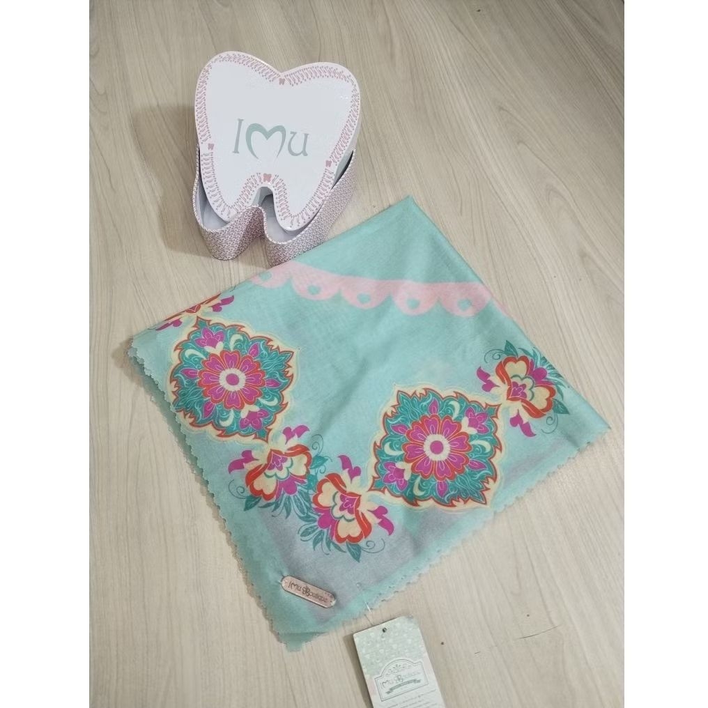 Hijab voal motif - Mint smile