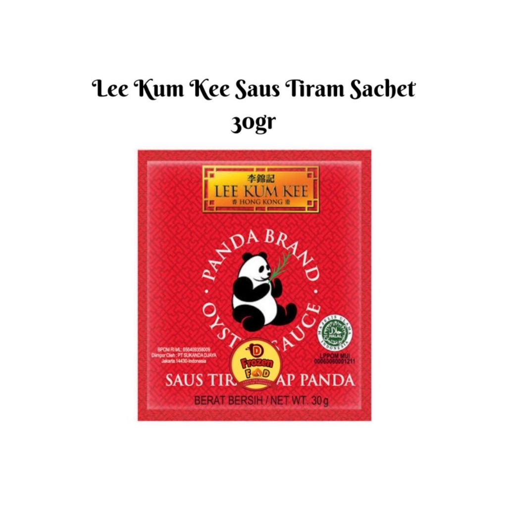 Lee Kum Kee Saus Tiram Oyster Cap Panda Sachet 30gr Saos Tiram Kemasan Kecil