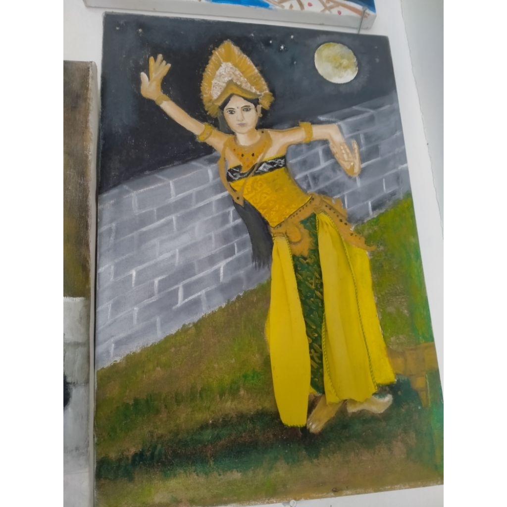 lukisan tari bali