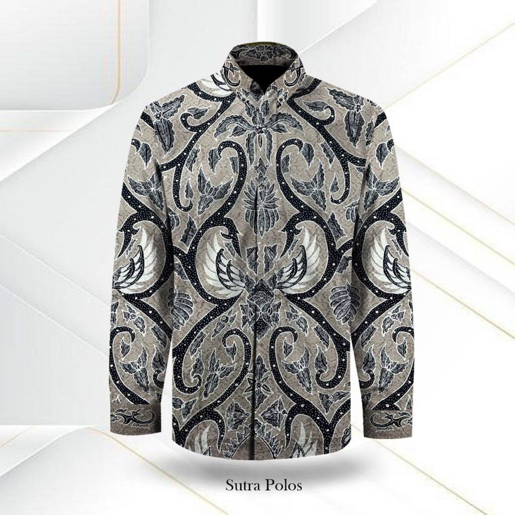 Bahan Batik Tulis Pola Kemeja Sutra ATBM Premium