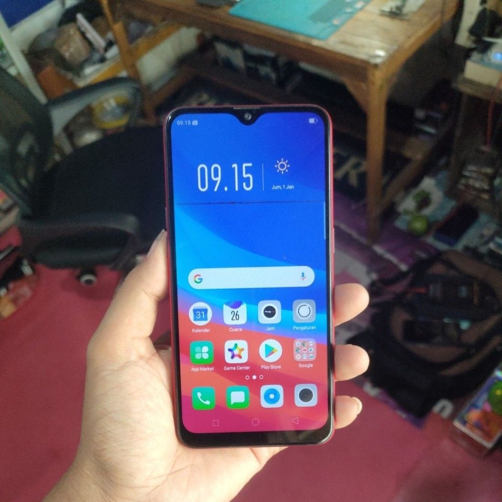 OPPO A5S RAM 2/32 ( second/bekas normal ) minus layar garis hitam tidak pengaruh