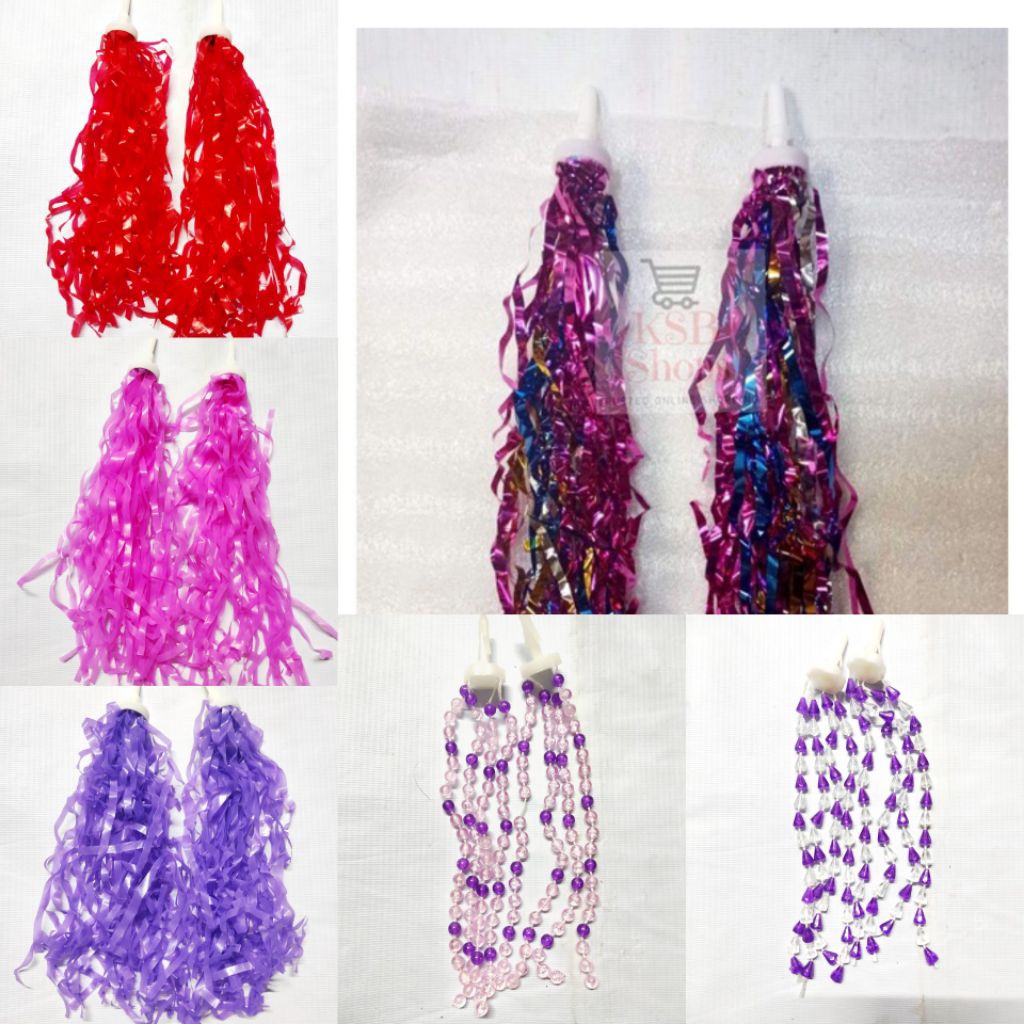 [KSB] Aksesoris Handgrip Sepeda Rumbai Kicir Bicycle Accesories Confetti Hiasan Sepeda