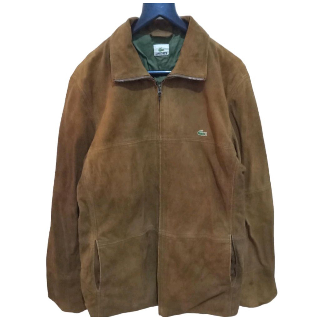 Jaket Kulit Lacoste