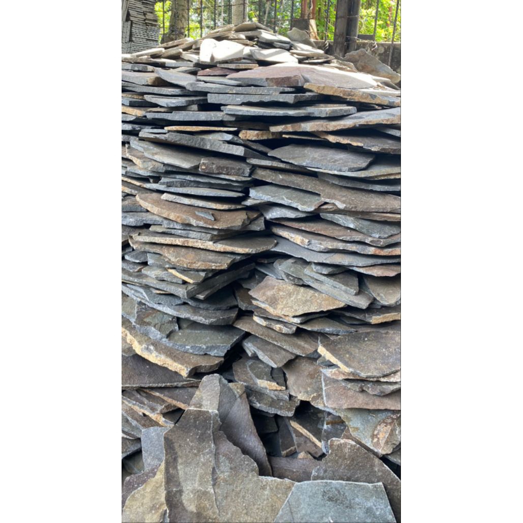 Batu teplek acak/batu alam teplek/batu alam dinding/dekorasi taman/hiasan dinding pagar tembok