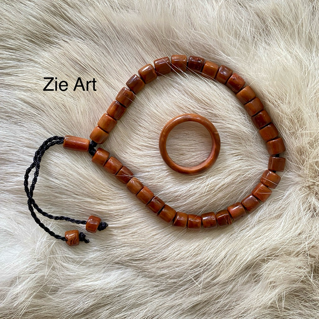 Gelang Tasbih Kokka Kaukah Asli 100% BONUS Cincin – Kualitas Premium Cocok dipakai pribadi, hadiah, 