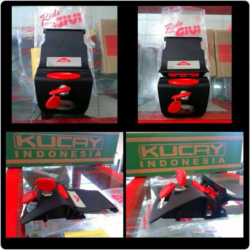 Rumahan Kunci Box Motor Givi E45 / Aksesoris Box Givi E45