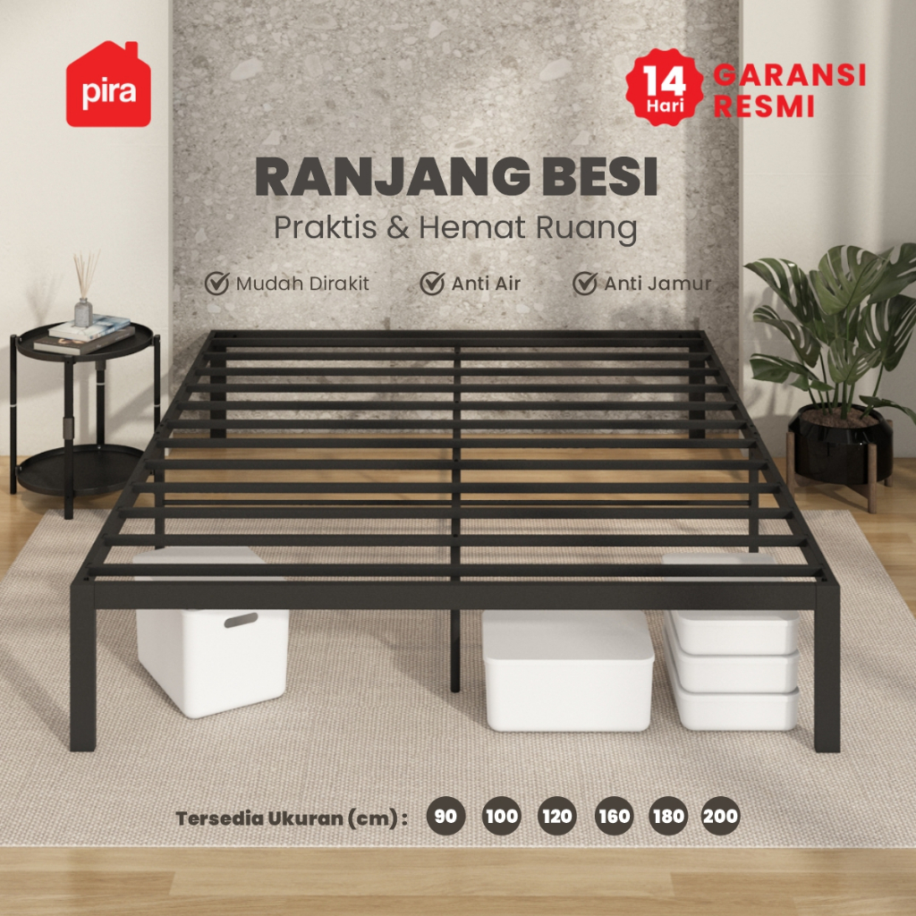 PIRA -  BASE AVA MBD Divan Besi / Dipan / Tempat Tidur Besi