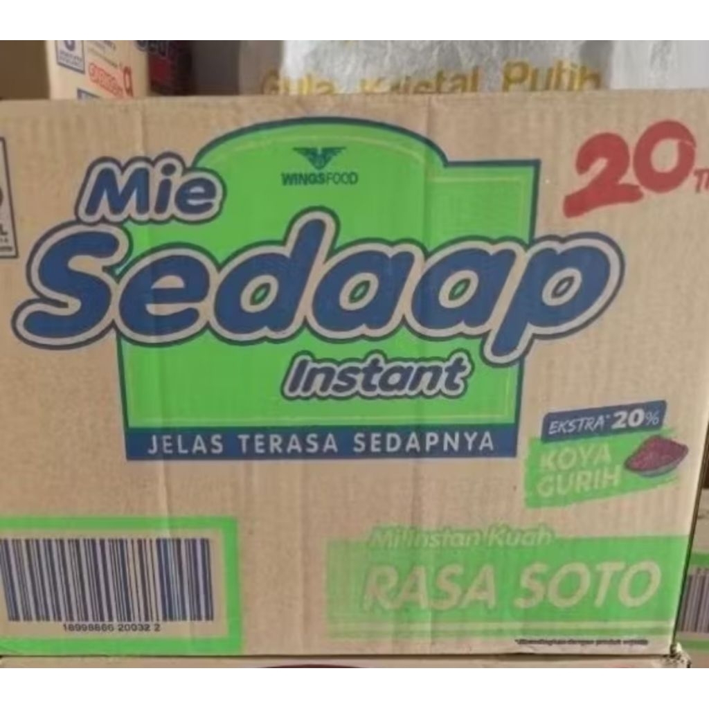 mie sedap soto 1 karton