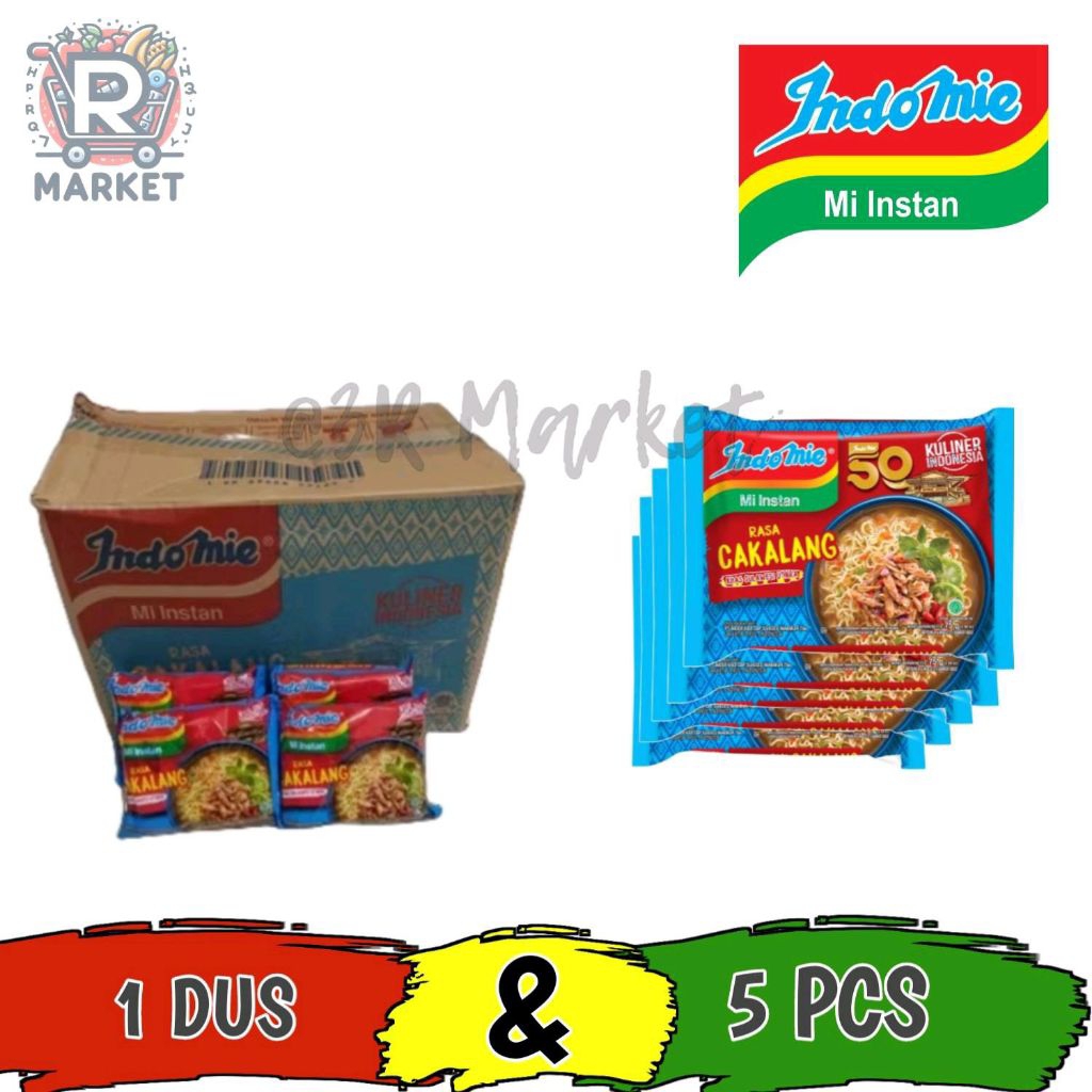 Indomie Rasa Cakalang 5 pcs / 1 Dus