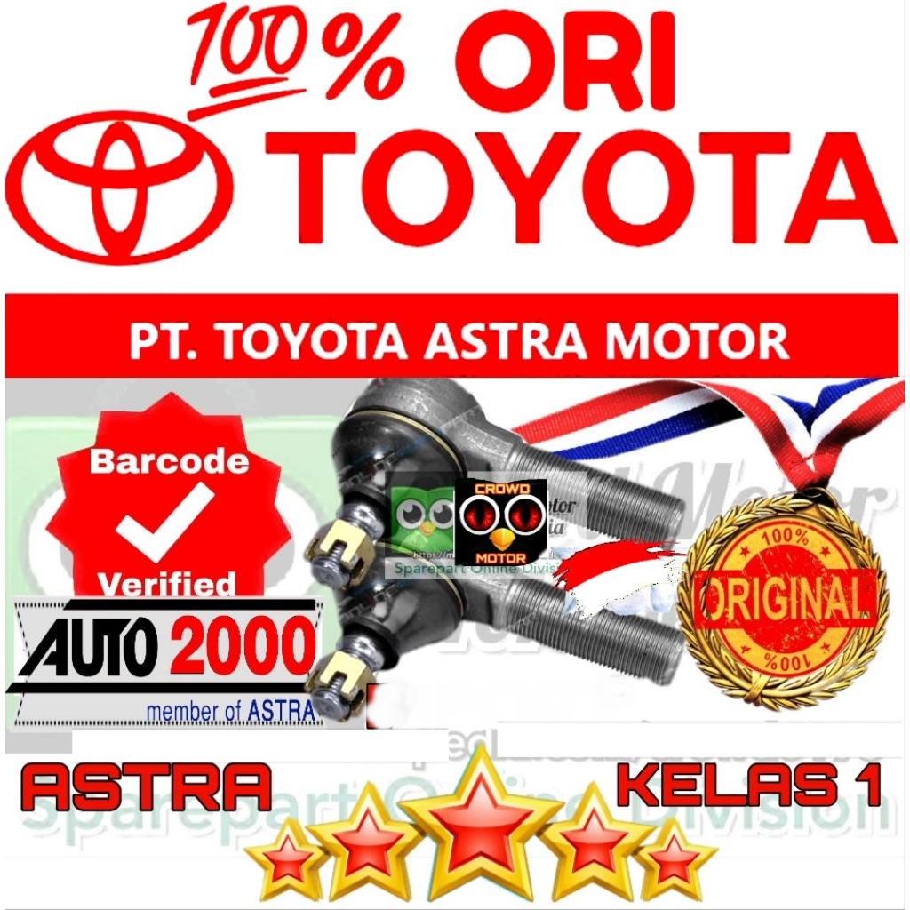Tie Rod INNOVA LAMA ORI TOYOTA 100% ASTRA
