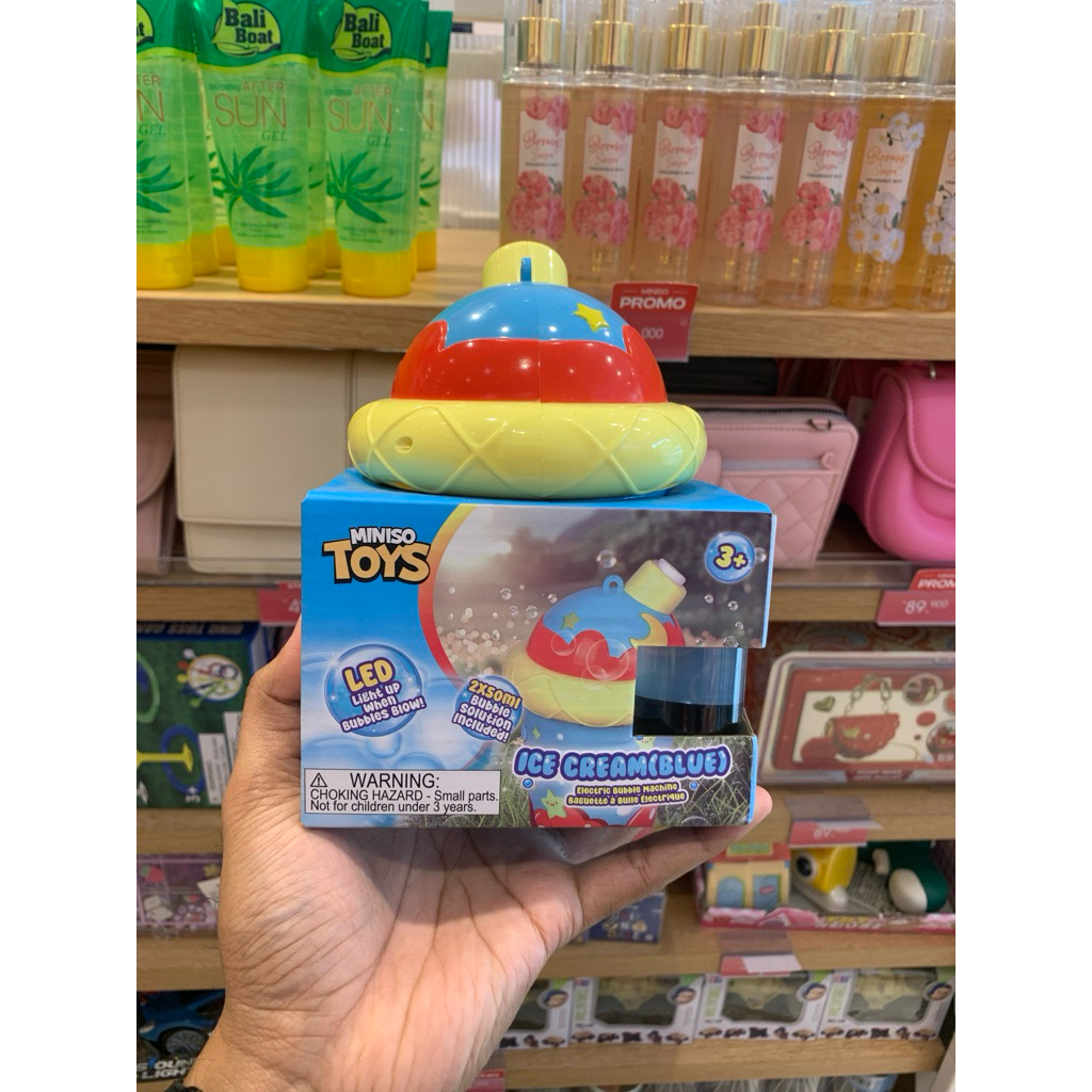 Miniso Toys Electric Bubble Machine
