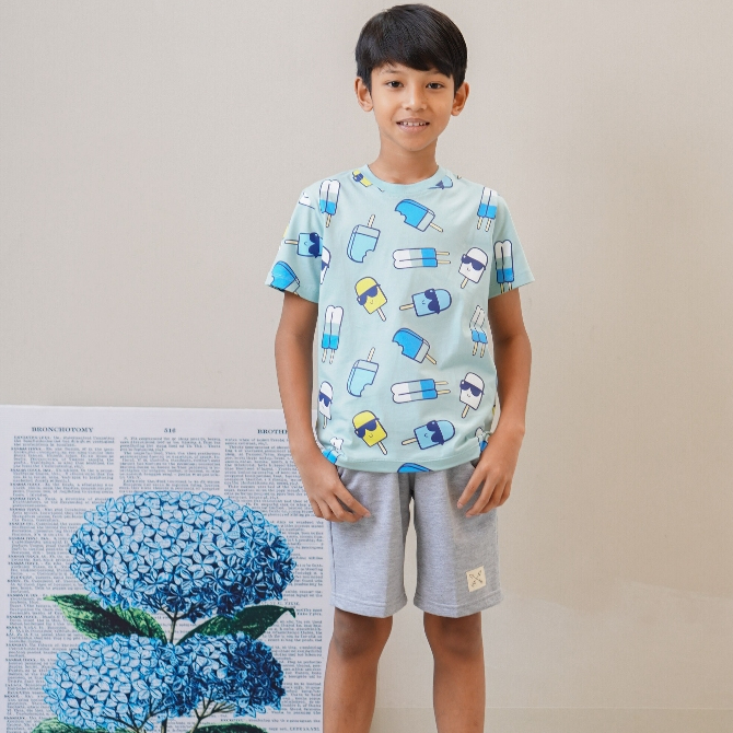Tiper Tshirt Boy Full Print Ice Cream